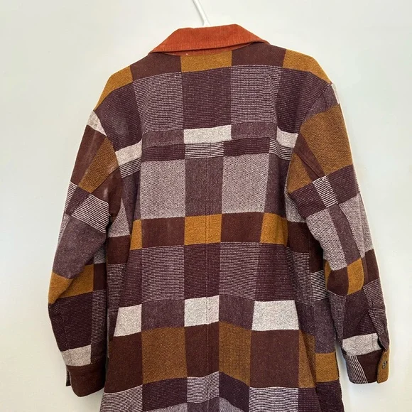 Sherpa lined Vans plaid jacket - Picture 3 of 5